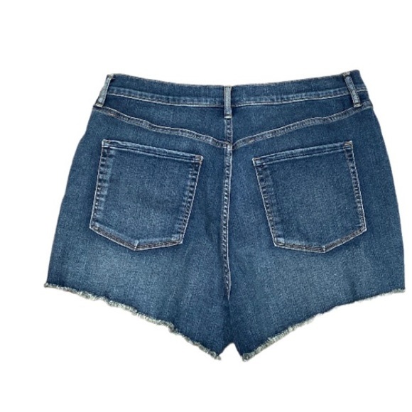 Jessica Simpson shorts Ventura high waist 16 distressed frayed denim jean NEW - Picture 2 of 8
